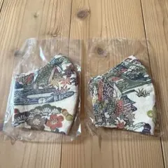 和風マスク 2枚セット