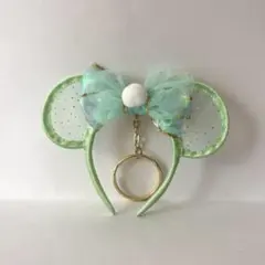 ファンタジースプリングス　ティンカーベル　カチューシャ　キーホルダー