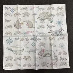 【新品・未使用】クラウス・ハーパニエミ　ハンカチ　白