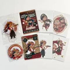 新品 ツイステ ジャミル グリヒル 寮服 マスシェフ カード アクスタ 缶バッジ
