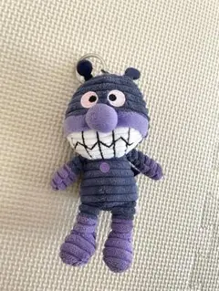 美品　アンパンマンミュージアム限定　バイキンマンコーデュロイマスコット