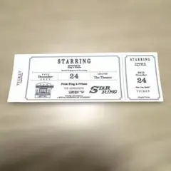 King & Prince STARRING ポップアップ チケットステッカー