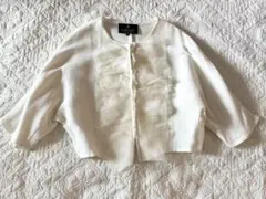 ★美品★ LANVIN ★カーディガン ジャケット★38★オフホワイト★