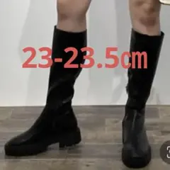 【美品❗️】GLOBAL WORK ロングブーツ　Ｍ(23-23.5cm)