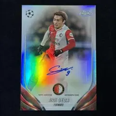 上田綺世 Ayase Ueda Topps Chrome Auto 直筆 サイン