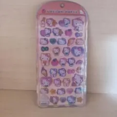 ハローキティ　コットンパフィシール