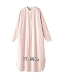 大*空様 XL ピンク 長袖シャツ 前開き ワンピース