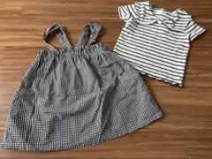 ラグマートオーバーオール Tシャツ　２枚セット　90cmのサムネイル
