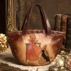 美品✨Aiken Drum エイキンドラム ハンドバッグ アニマル ブレーメン