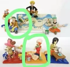 ONEPIECE ガシャポン ジオラマワールド　PART3ナミ　ウソップ