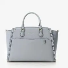 &chouette 推し事バッグ クリアポケット付きトートバッグ ダルブルー