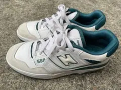 ニューバランス 550 スニーカー 緑 23.5cm