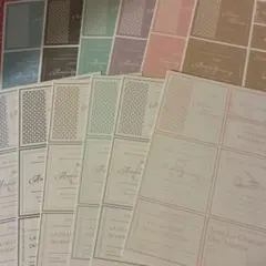 ＼BONHEUR PAPIER様／ 新作 素材シート①コラージュ素材 おすそ分け