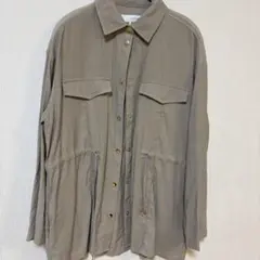 値下げZARA ベージュ 長袖シャツ