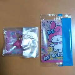 サンリオキャラクター　ウェファーチョコ，グミチュアチャーム　マイメロディ