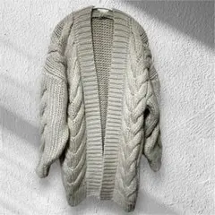 GRL ケーブル編みニットカーディガン