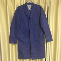 FREAK'S STORE ネイビー チェスターコート ロング丈