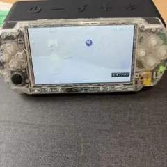 PSP 3000本体 IPS液晶　シェル交換品　クリア難あり