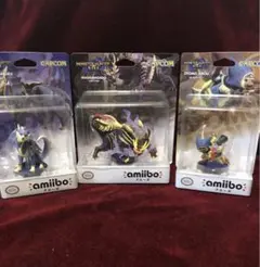 【新品未開封】amiibo モンハンライズ　3体セット