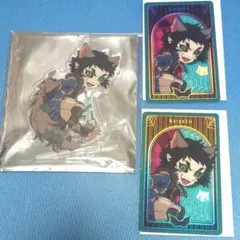 鬼滅の刃　ハロウィン　メタリックカード　アクスタ　獪岳