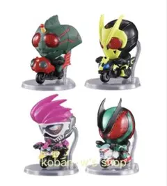 全４種 コンプリート アクションライド ４ 仮面ライダー ガチャ フィギュア Ａ