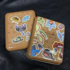 ポケモン 缶 カードや名刺、小物入れに