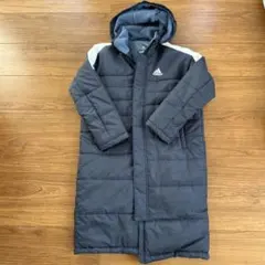 adidas ベンチコート 130 ネイビー
