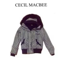 セシルマクビーチェックファー付きコート