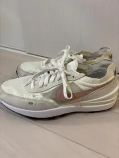Nike スニーカー ホワイト/ベージュ/ピンク　24cm