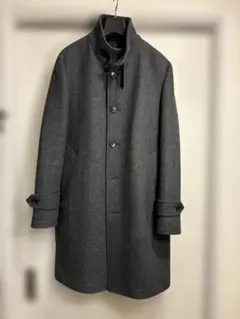 美品【BEAMS LIGHTS】 ウールコート チャコールグレーのサムネイル