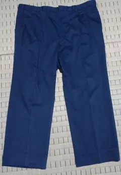 メンズ スラックス 2タック　ネイビー　ウエスト105cm