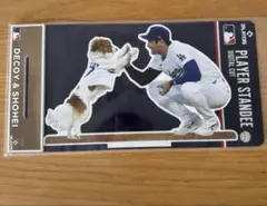 限定】大谷翔平 & デコピン プレイヤースタンド ドジャース始球式MLB