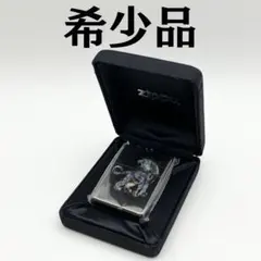 希少品 未開封 Zippo シェル 寅 天然貝貼り ブラックボディ 2006年製 