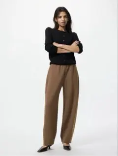 ユニクロ￼ ドライスウェットカーブパンツ（丈短め）