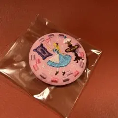 ディズニー刺繍缶バッチ　アリス