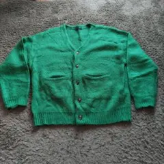 CPCM グリーン カーディガン サイズF