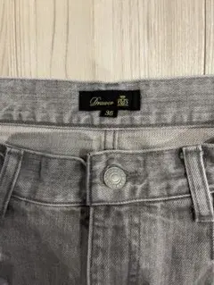 Drawer グレー ワイドデニムパンツ 36のサムネイル