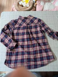 チェック柄 長袖シャツ ネルシャツ 3サイズ