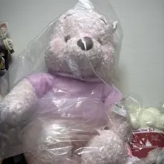 大きいピンクのプーさんぬいぐるみ