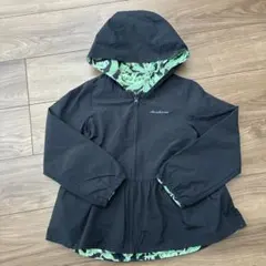 Anna Sui mini フード付きジャケット 黒/緑