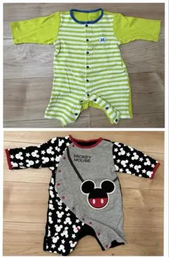 ディズニーベビーロンパース 2点セット