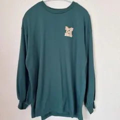 イング ロゴ バックプリント ロンT M 緑 ポリエステル 綿 カジュアルのサムネイル