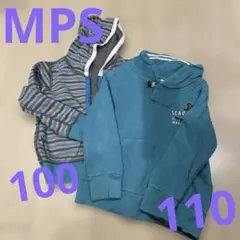 MPS フード付きトレーナーとトレーナー ２枚組