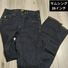 SOMETHING NEOJEAN デニム スタンダードスリム　26　ネイビー