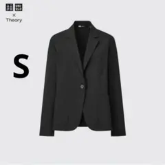 美品 UNIQLO Theory セオリー S ブラック 感動ジャケット 速乾