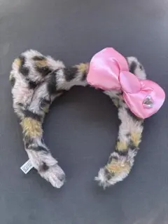 usjキティヒョウ柄カチューシャ