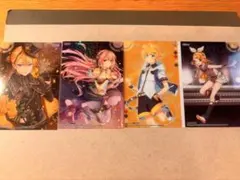 鏡音リン 鏡音レン 巡音ルカ クリアカード4種