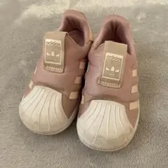 adidas アディダス　スニーカー　ピンク　14cm