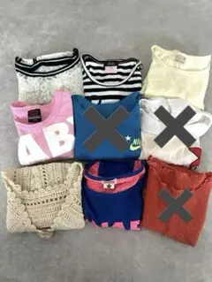 キッズ服女の子120cm ANAP プティマイン BABYDOLLまとめ売り