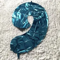 【9】バルーン アルミ風船 数字 ブルー ナンバー 90cm 40インチ 大きい